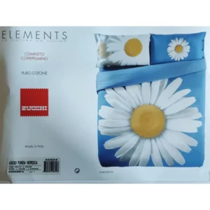 Funda nórdica zucchi margarita azul