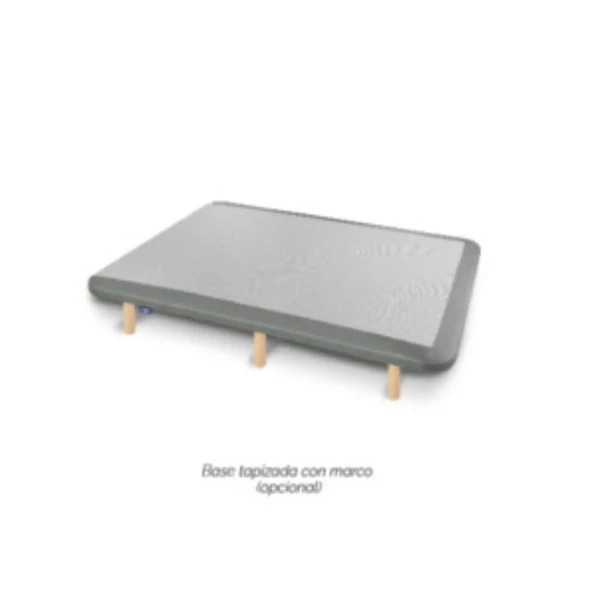 Base tapizada gris