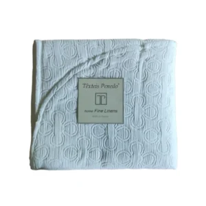 Colcha texteis blanca