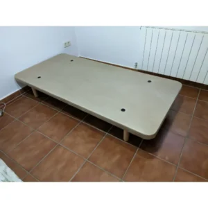 Base tapizada beige