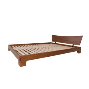 Cama lyra color mahogany
