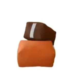 Zafu algodón naranja y marrón