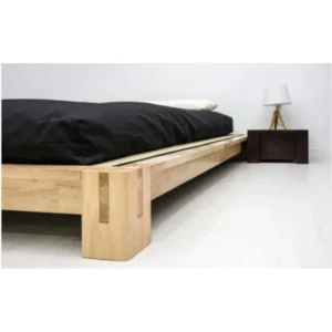 Cama Metro Natural futon funda negra