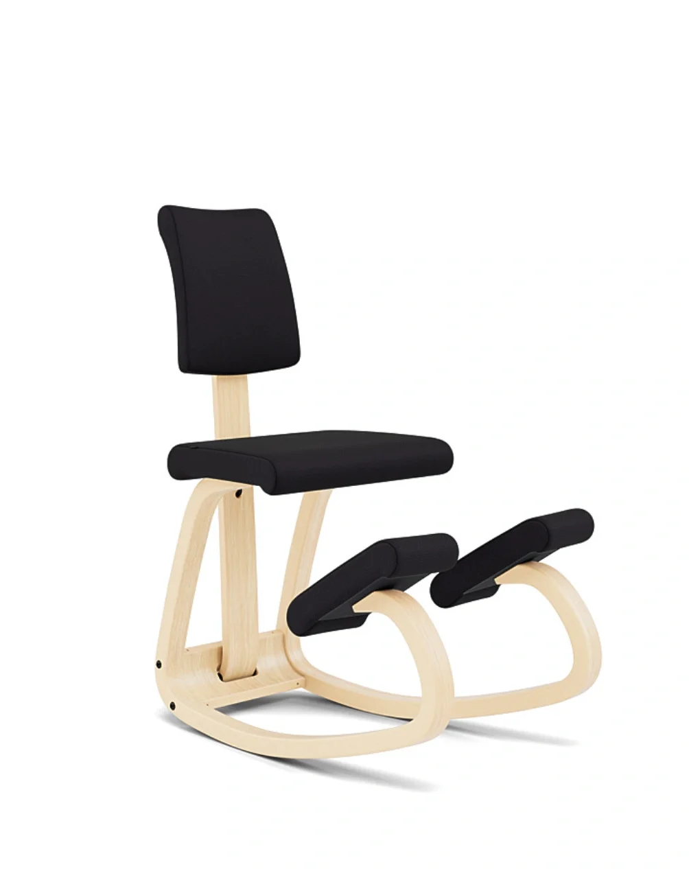 silla variable plus natural tapizado negro